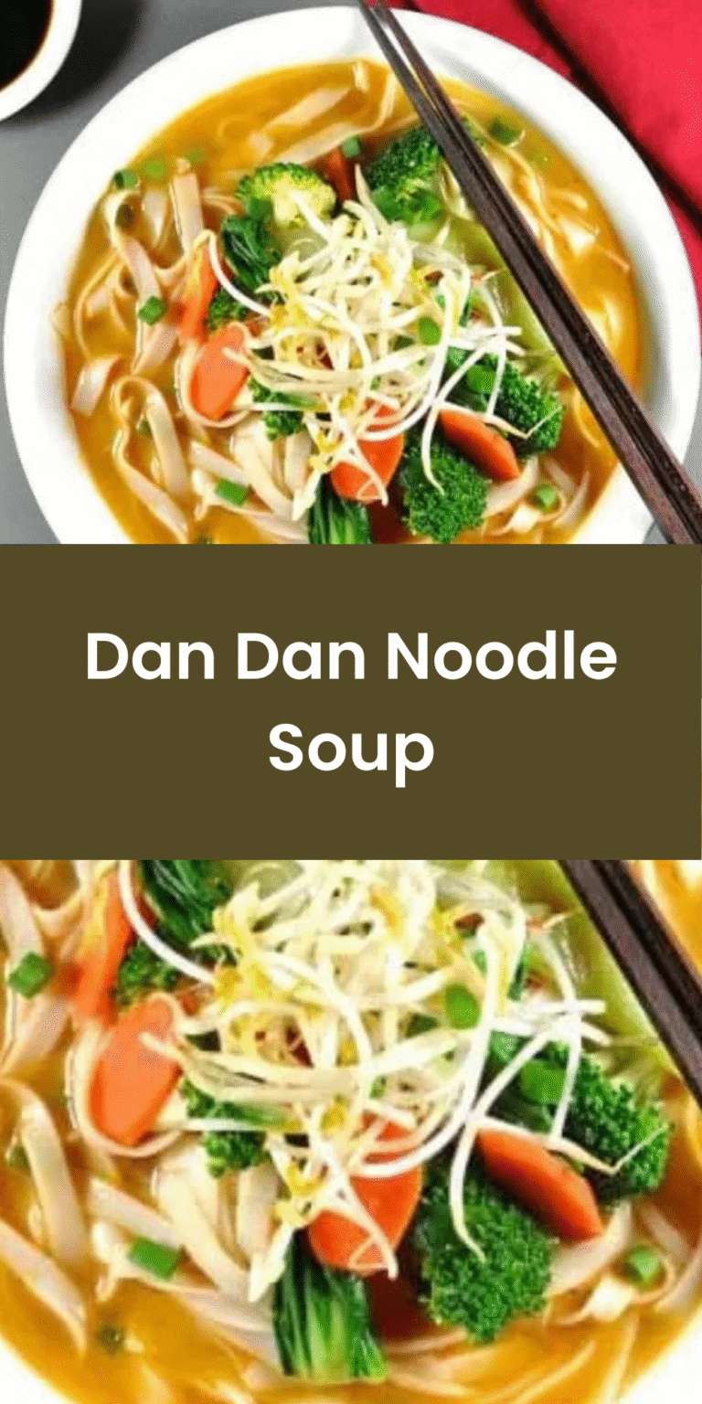 Dan Dan Noodle Soup