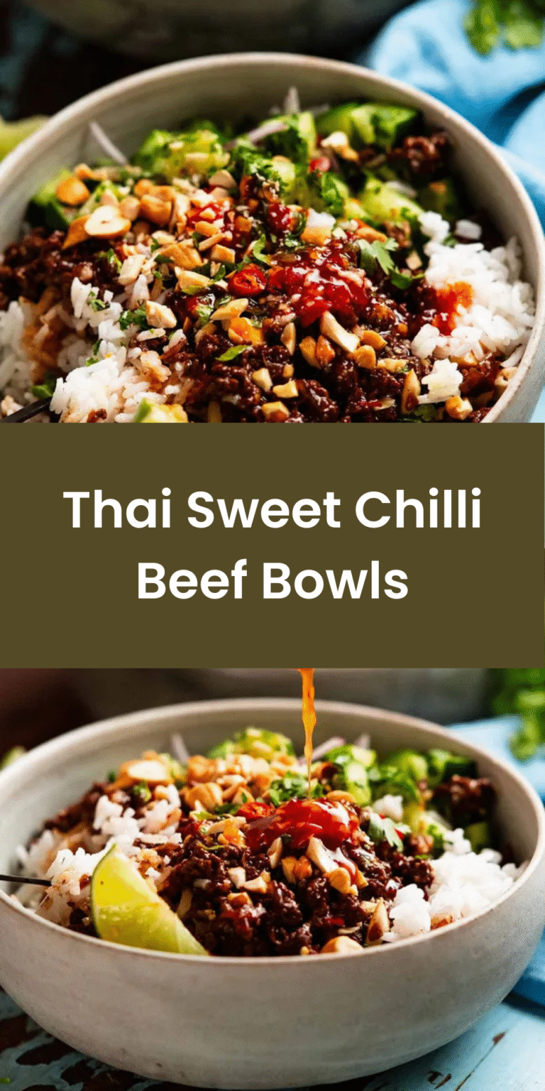 Thai Sweet Chilli Beef Bowls